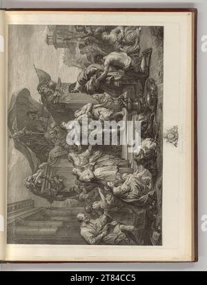 Jean Charles Le Vasseur (Engraver) die Kontinenz von Scipio. Kupferstich, Ätzung 1767 , 1767 Stockfoto