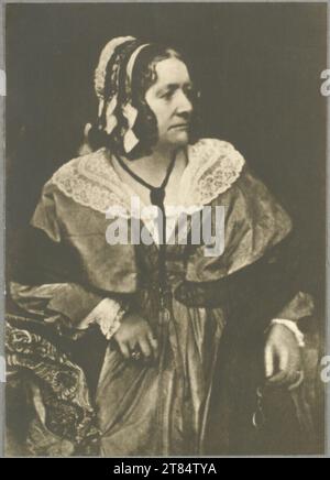 David Octavius Hill Frau Anna (Brownell Murphy) Jameson, Schriftstellerin. Gelatinepapier, auf der Box Aufnahme: Um 1844, Abzug: ? Stockfoto