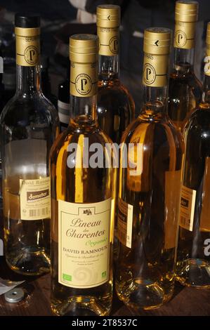 Kopenhagen, Dänemark /18. November 2023/.Pineau des charentes Bio-Getränkeverkostung in Kopenhagen. Photo.Francis Joseph Dean/Dean Pictures Credit: Imago/Alamy Live News Stockfoto