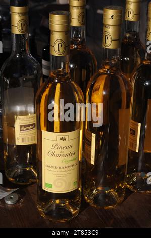 Kopenhagen, Dänemark /18. November 2023/.Pineau des charentes Bio-Getränkeverkostung in Kopenhagen. Photo.Francis Joseph Dean/Dean Pictures Credit: Imago/Alamy Live News Stockfoto