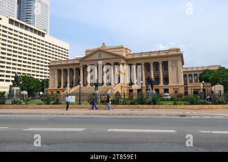 Altes Parlamentsgebäude in Colombo, das heute das Präsidentensekretariat von Sri Lanka beherbergt Stockfoto