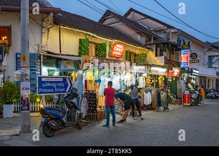 Princess Street, Fort Kochi, Cochin, Kerala, Indien Stockfoto