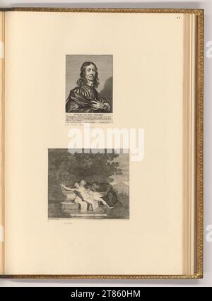 Pieter de Jode II. Porträt Nicolaes van Helt Stockade; Susanna und die beiden alten. Ätzen 1630-1674 , 1630/1674 Stockfoto