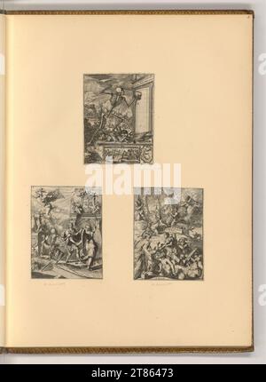 Romeyn de Hooghe (Engraver) verschiedene Allegorien über den Tod. Ätzen 1665-1708 , 1665/1708 Stockfoto