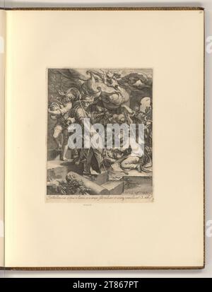 Andries Jacobsz Stock Geburt Christi. Kupferstich, Ätzung 1580-1648 , 1580/1648 Stockfoto