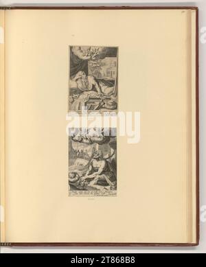 Jacob de Gheyn II (Verleger in) David; Manasse. Kupferstich um 1595 Stockfoto