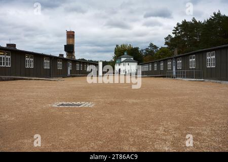 Standort des ehemaligen Konzentrationslagers Sachsenhausen. Stockfoto