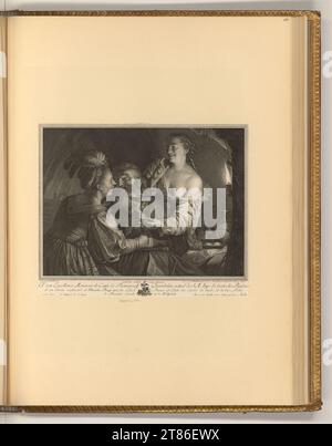 Johann Gotthard von Müller Lot und seine Töchter. Kupferstich, Ätzung 1782 , 1782 Stockfoto