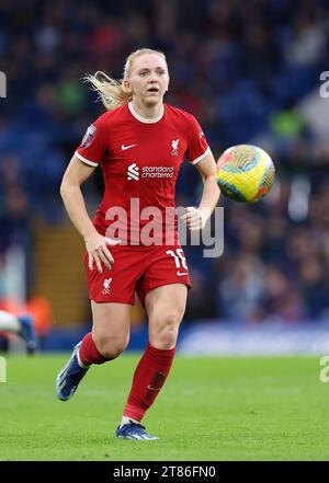 London, Großbritannien. November 2023. Ceri Holland aus Liverpool während des FA Women's Super League Spiels in Stamford Bridge, London. Der Bildnachweis sollte lauten: David Klein/Sportimage Credit: Sportimage Ltd/Alamy Live News Stockfoto