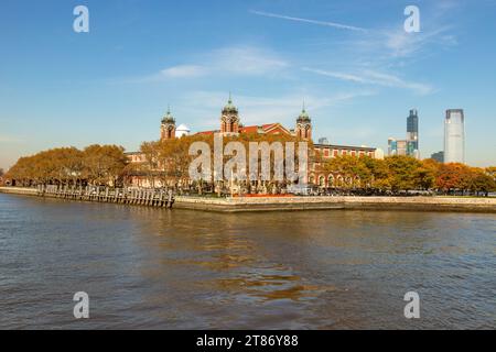 Ellis Island, New York, Vereinigte Staaten von Amerika. Stockfoto