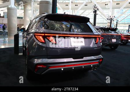 Los Angeles, Kalifornien – 17. November 2023: Hyundai TUCSON Hybrid N Line auf der Los Angeles Auto Show 2023 Stockfoto