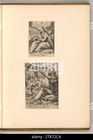 Jacob de Gheyn II (Verleger in) Ruhen Sie sich auf der Flucht aus. Kupferstich 1585-1629 , 1585/1629 Stockfoto