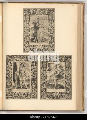 Nicolaes de Bruyn (Engraver) die zwölf Kaiser. Kupferstich 1594 , 1594 Stockfoto