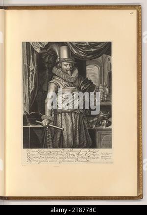 Willem Jacobsz. Frederik Hendrik, Prinz von Oranje-Nassau. Kupferstich 1618 , 1618 Stockfoto