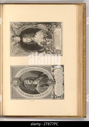 Paulus Pontius (Gravierer) Porträt Henri II Von Orleans: Anne Geneviève de Bourbon-Condé. Kupferstich 1648-1660 , 1648/1660 Stockfoto