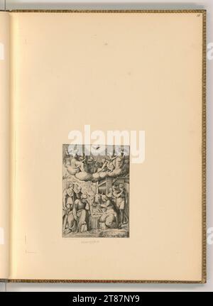 Giovanni Battista Franco gen. Semolei-Ankündigung an Maria. Ätzen 1560-1580 , 1560/1580 Stockfoto