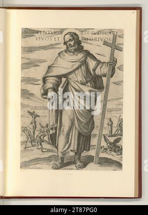 Antonio Tempesta (Gravierer) Heiliger Apostel Philippus. Ätzen 1575-1600 , 1575/1600 Stockfoto