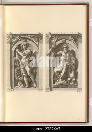 Hendrick Goltzius (Gravierer) Sol; Jupiter. Kupferstich, Ätzung 1592 , 1592 Stockfoto