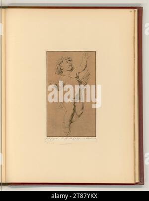 Johann Adam von Bartsch (Gravierer) Amor. Crayonmanier, Aquatinta 1788, 1788 Stockfoto