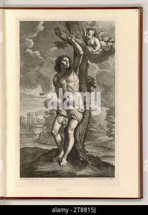 Gioan Antonio Lorenzini (Gravierer) Marter von St. Sebastian. Kupferstich 1685-1740 , 1685/1740 Stockfoto