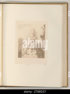 Francesco Bartolozzi Porträt Georg Friedrich Händel. Dotier Manner, um 1789 Stockfoto