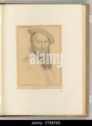 Francesco Bartolozzi (Engraver) Porträt Sir Thomas Wyatt. Dotier Manner, Ätzen 1793, 1793 Stockfoto