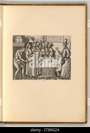 Balthasar van den Bos (Engraver) der Jongleur. Kupferstich vor 1567 Stockfoto
