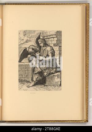 Balthasar van den Bos (Gravierer) Johannes Evangelist. Kupferstich 1551 , 1551 Stockfoto