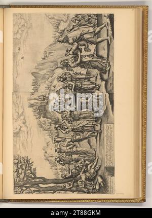 Balthasar van den Bos (Gravierer) Eliezer und Rebecca. Kupferstich 1558 , 1558 Stockfoto