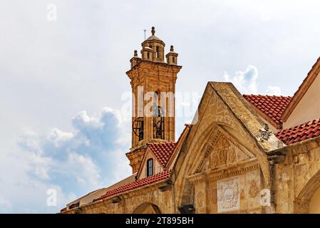 Heilig-Kreuz-Kloster In Omodos. Zypern. Stockfoto