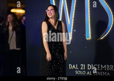 Rom, Italien. November 2023. Fawn Veerasunthorn nimmt am 17. November 2023 an der Fotokonferenz für „Wish“ im Space Cinema Moderno Roma in Rom Teil. (Foto: Luca Carlino/NurPhoto)0 Credit: NurPhoto SRL/Alamy Live News Stockfoto