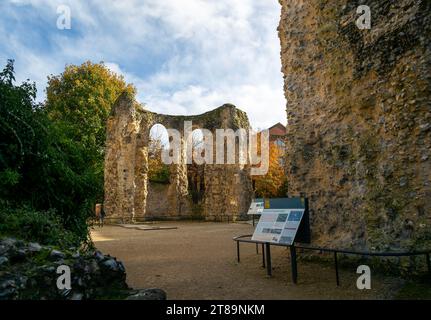 Abbey Ruins, Reading, Berkshire, England, Großbritannien Stockfoto