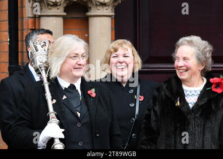 Ehemaliger loughborough MP jane Hunt Stockfoto