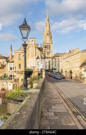 Die historische Marktstadt Stamford in Lincilnshire England Stockfoto