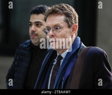 London, Großbritannien. November 2023. Andy Street, Konservative Party, Bürgermeister der West Midlands bei der BBC für die Sonntagvormittagsshow mit Laura Kuenssberg. Quelle: Imageplotter/Alamy Live News Stockfoto