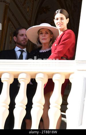 MONACO, 19. NOVEMBER: Prinzessin Caroline von Hannover, Charlotte Casiraghi, nimmt am 19. November 2023 2023 in Monaco Teil, Credit: Media Pictures/Alamy Live News Stockfoto