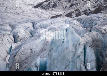 Svínafellsjökull Gletscher und Berg, Island Stockfoto