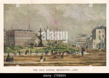 The Old Steine, Brighton, C.1850. Stockfoto