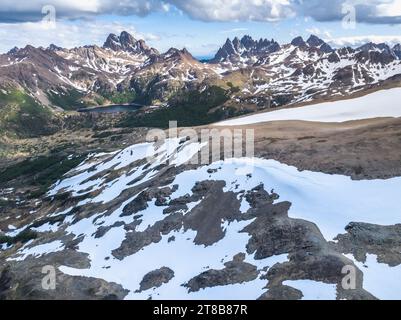 Dientes de Navarino in Chile Stockfoto