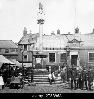 Market Cross, Carlisle, viktorianische Zeit Stockfoto