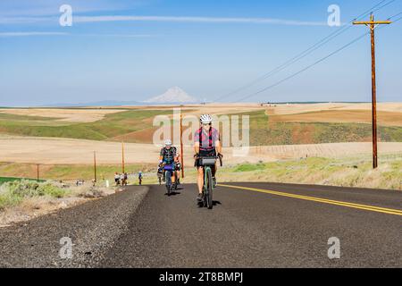 Fahren Sie Mit Dem Oregon Gravel Ride 2023 Stockfoto