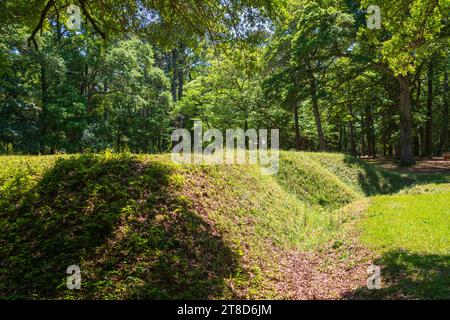 Die erste englische Siedlung in den Vereinigten Staaten, Fort Raleigh National Historic Site in North Carolina Stockfoto