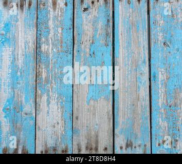 Blau Holz Textur und Hintergrund Stockfoto