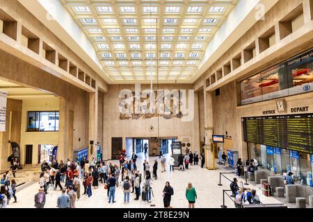 Halle am Hauptbahnhof Brüssel, Brüssel, Belgien Stockfoto