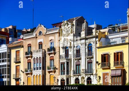 Stadtbild am Belluga Square, Murcia, Spanien Stockfoto