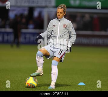 Jordan Nobbs von Aston Villa Women während DES FA WOMEN's SUPER LEAGUE-Spiels zwischen West Ham United WOMEN gegen Aston Villa Women in Chigwell Constru Stockfoto