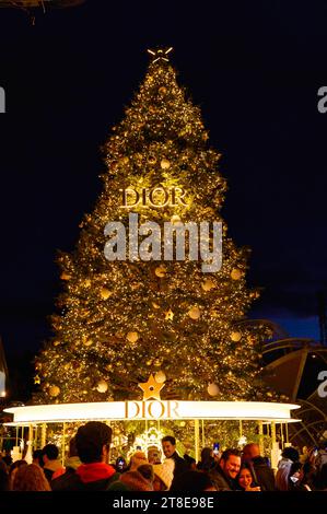 Christmas Village oder Market im Distillery District, Toronto, Kanada Stockfoto