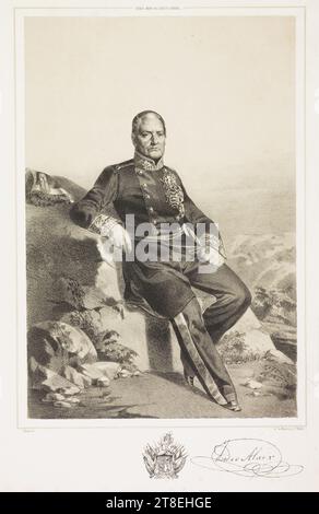 BÜRGERMEISTER VON ESTADO DEL EJERCITO ESPANOL. Tolosa lit.o. Lit.A de martinez y C.A Madrid. Isidro Alaix [Unterschrift Stockfoto