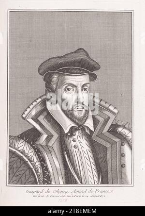 Gaspard de Coligny, Admiral von Frankreich. Geboren am 16. Februar 1516: Getötet in Paris am 24. August 1572 Stockfoto
