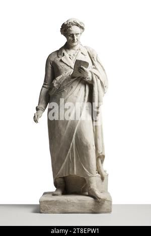 Johann Wolfgang von Goethe, Bertel Thorvaldsen, 1770-1844, vermutlich Mai 1840, Skulptur, Statuette, gegossen, Höhe 69,5 cm, Skulptur, europäisch, Modernität (1800 - 1914 Stockfoto